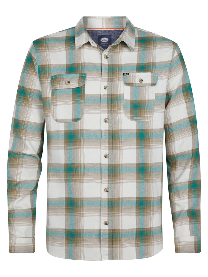 Petrol - Heren Overshirt - M-3050-SIL428 - 6176 Snooker Green