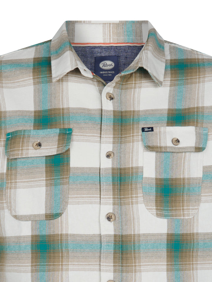Petrol - Heren Overshirt - M-3050-SIL428 - 6176 Snooker Green