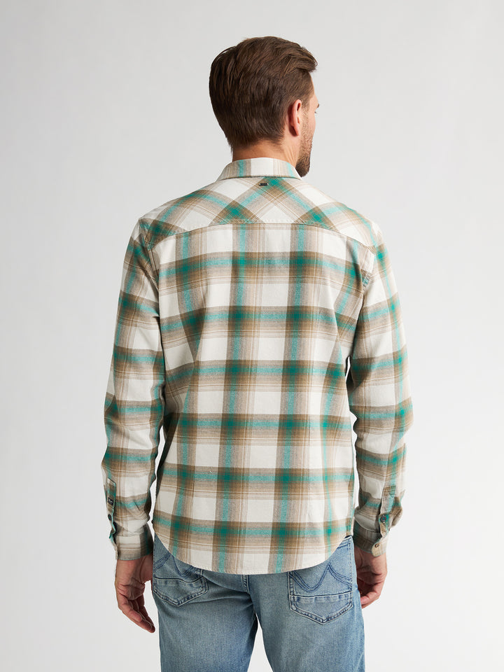 Petrol - Heren Overshirt - M-3050-SIL428 - 6176 Snooker Green