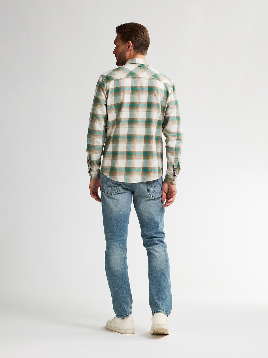 Petrol - Heren Overshirt - M-3050-SIL428 - 6176 Snooker Green