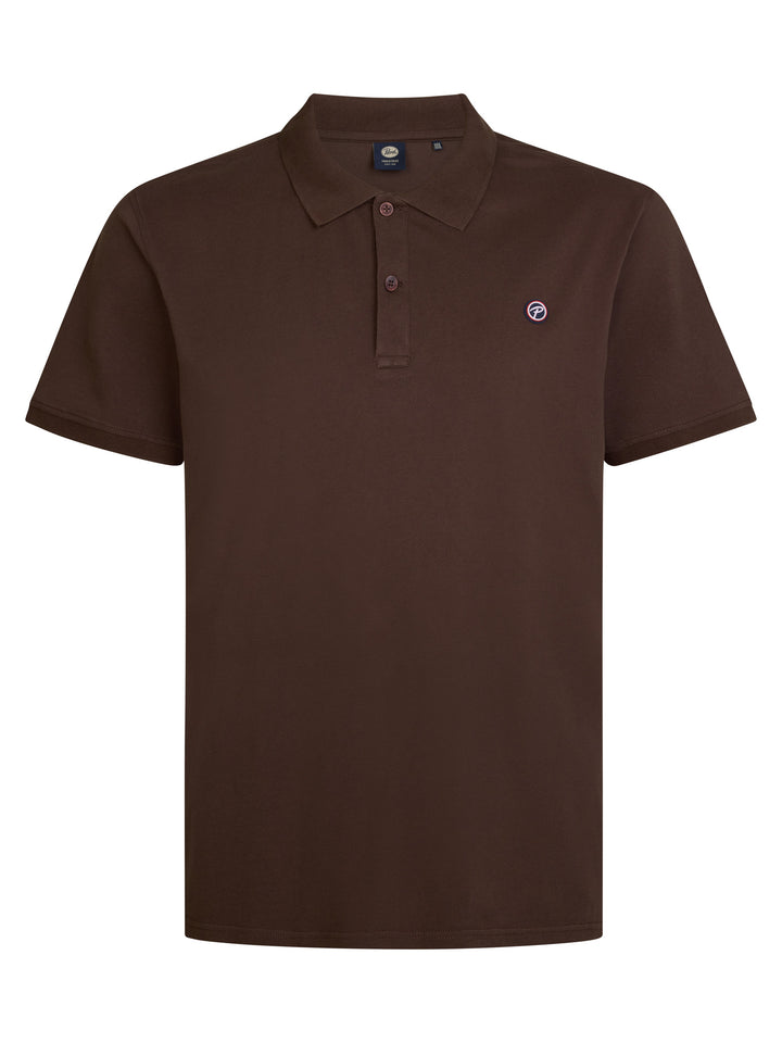 Petrol - Heren Polo - M-3050-POL0020- 7144 Mud