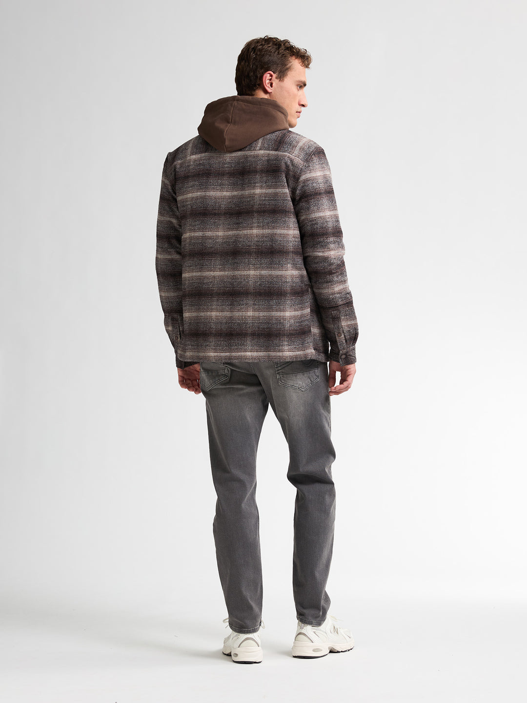 Petrol - Heren Overshirt - M-3050-SIL419 - 7144 Mud