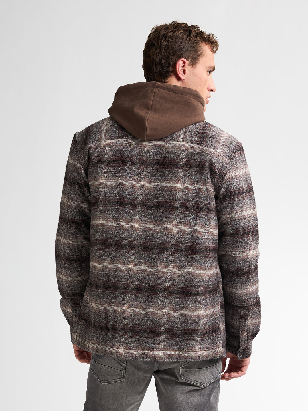 Petrol - Heren Overshirt - M-3050-SIL419 - 7144 Mud