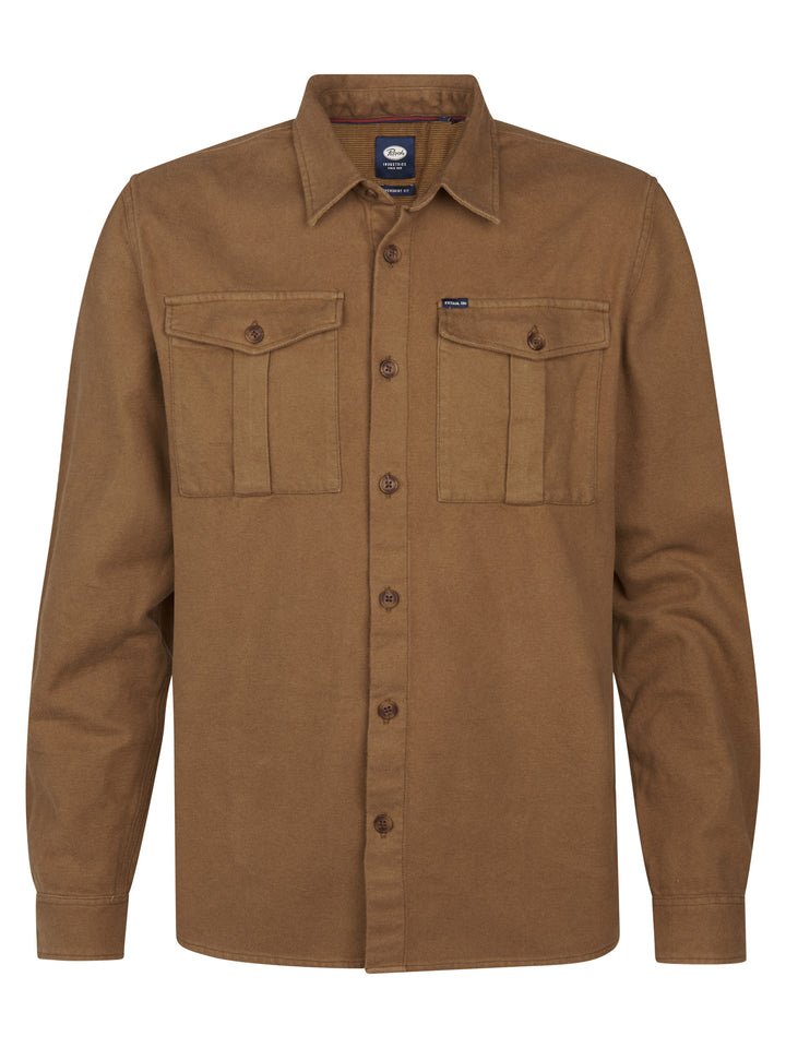 Petrol - Heren Overshirt - M-3050-SIL415 - 7151 Chestnut