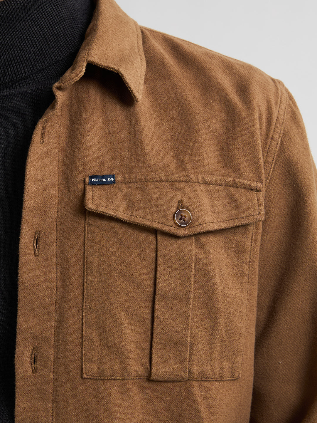 Petrol - Heren Overshirt - M-3050-SIL415 - 7151 Chestnut