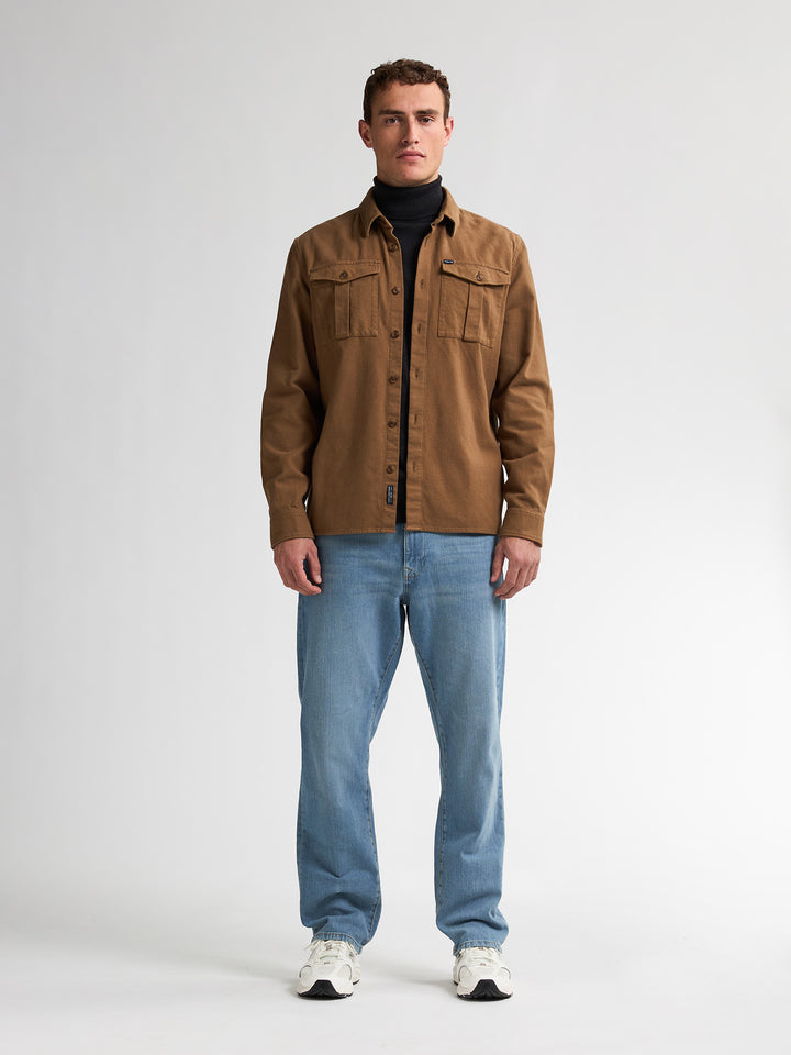 Petrol - Heren Overshirt - M-3050-SIL415 - 7151 Chestnut