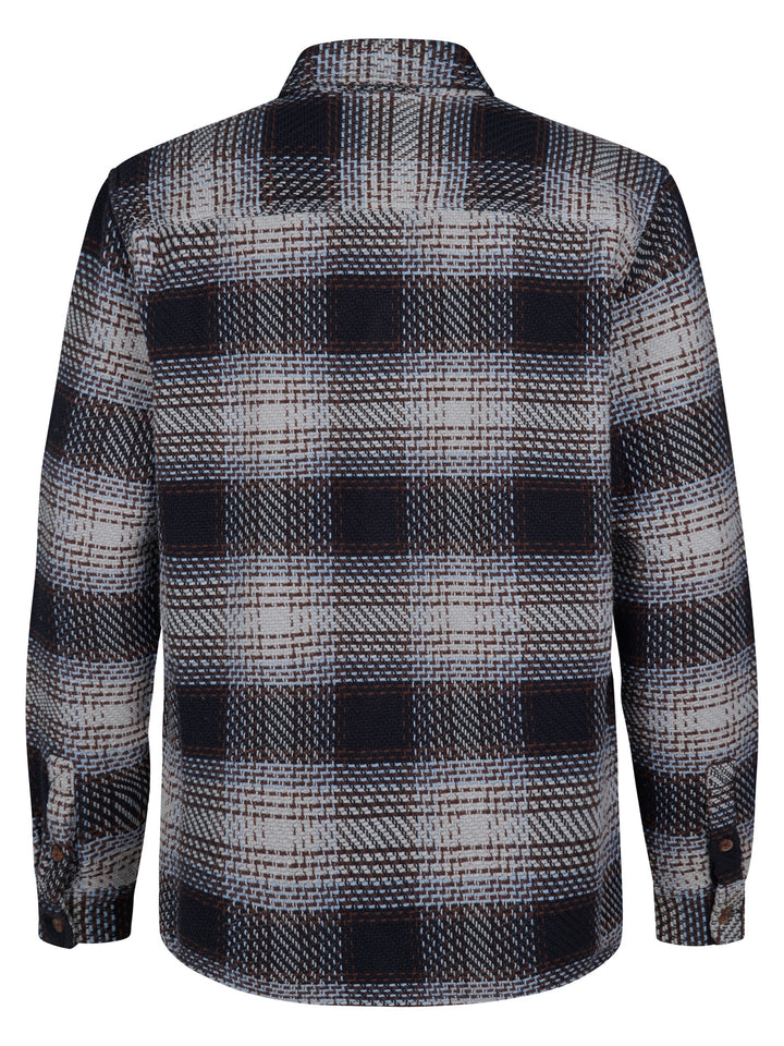 Petrol - Heren Overshirt - M-3050-SIL405 - 9038 Light Grey Melee
