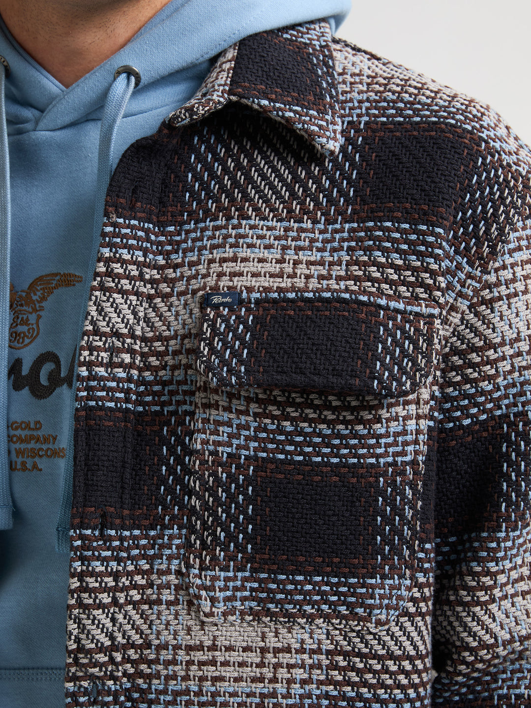 Petrol - Heren Overshirt - M-3050-SIL405 - 9038 Light Grey Melee