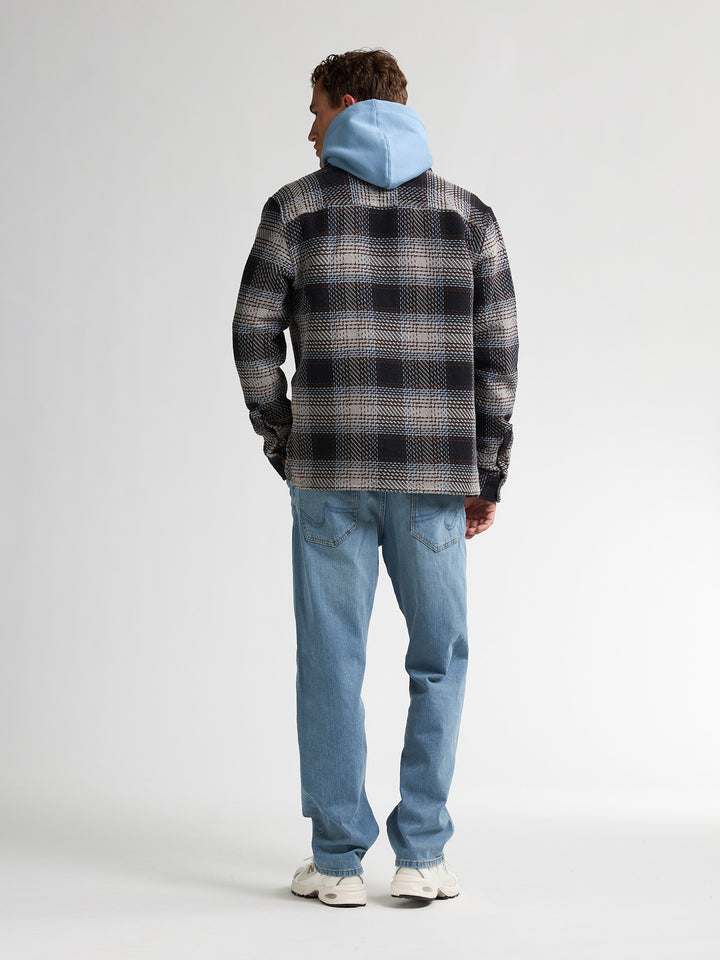 Petrol - Heren Overshirt - M-3050-SIL405 - 9038 Light Grey Melee