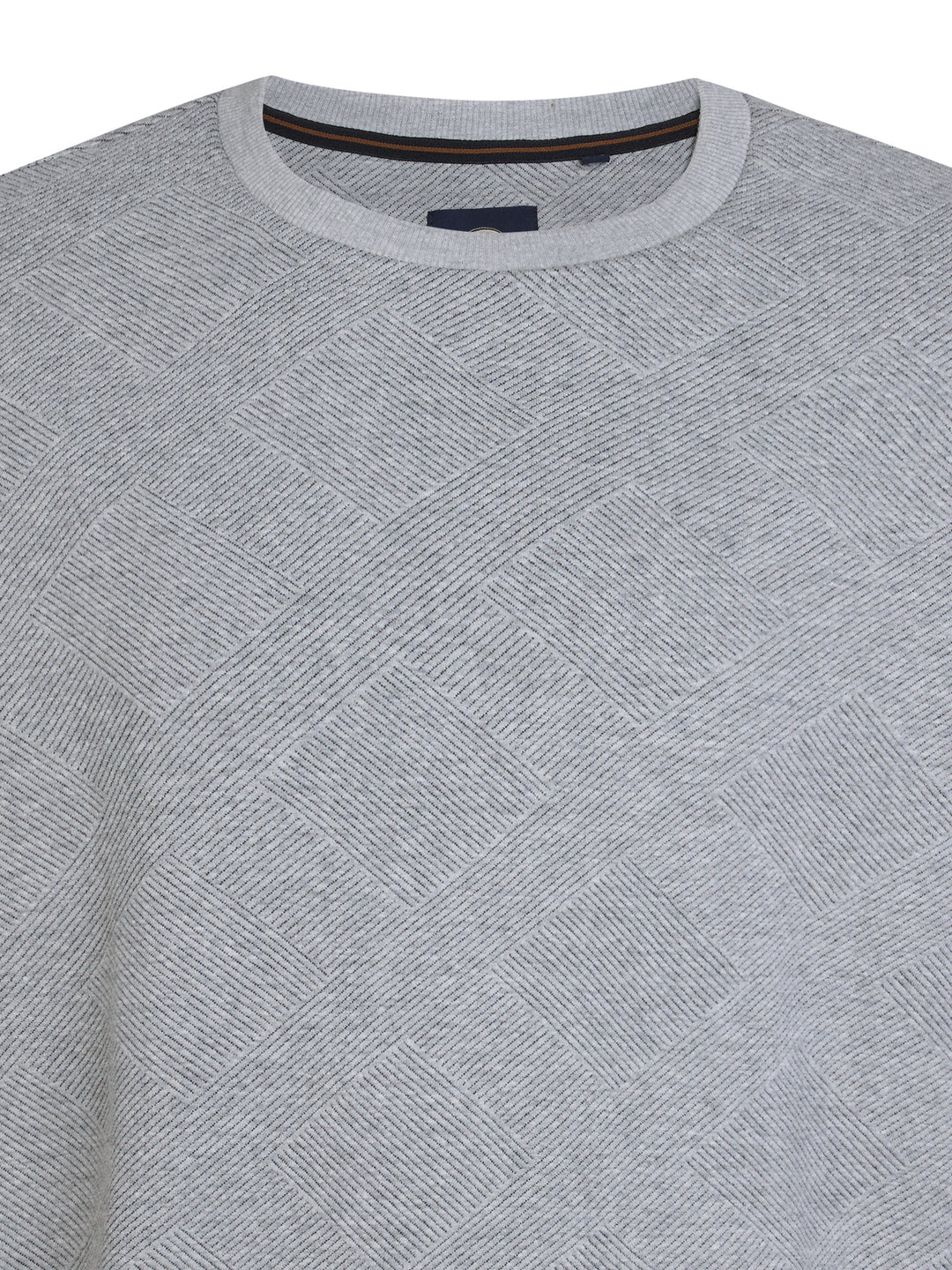 Petrol - Heren Sweater  - M-3050-SWR3100 - 9038 Light Grey