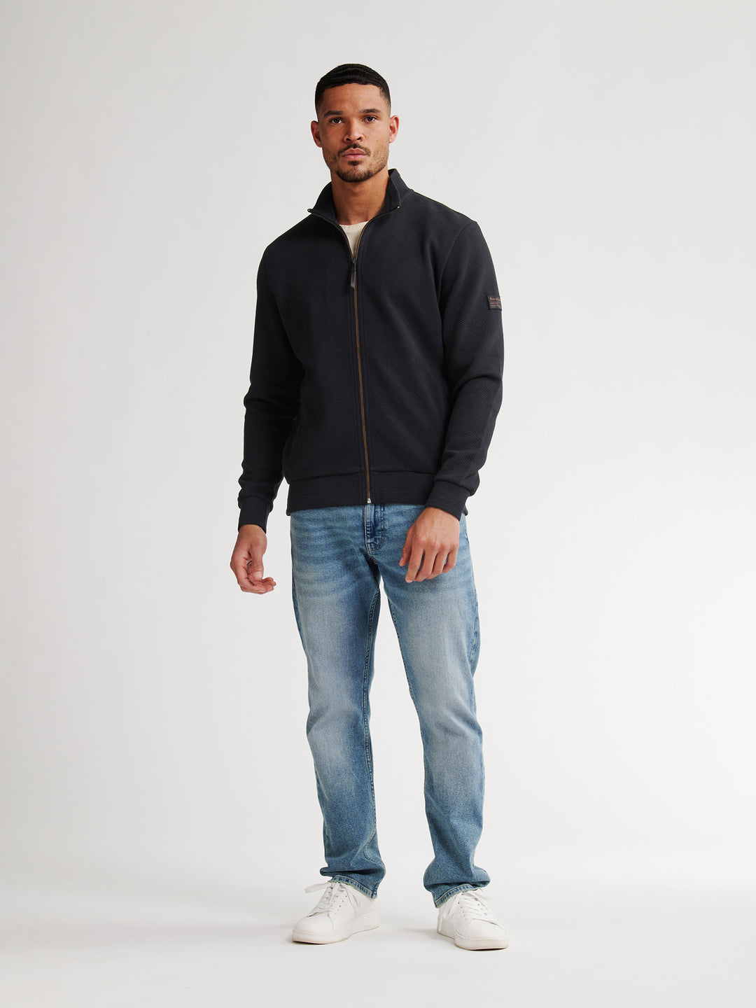 Petrol - Heren Vest - M-3050-SWC315 - 9111 Deep Black