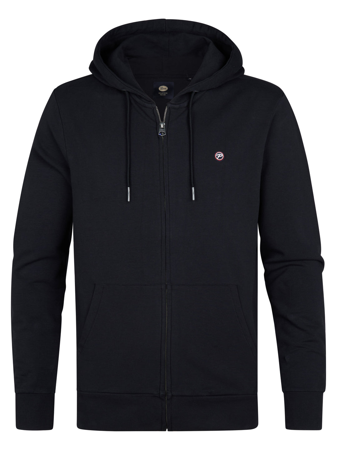 Petrol - Heren Hoodie Vest - M-3050-SWH3370 - 9111 Deep Black