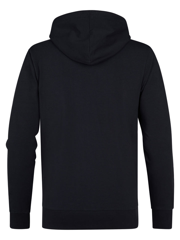 Petrol - Heren Hoodie Vest - M-3050-SWH3370 - 9111 Deep Black