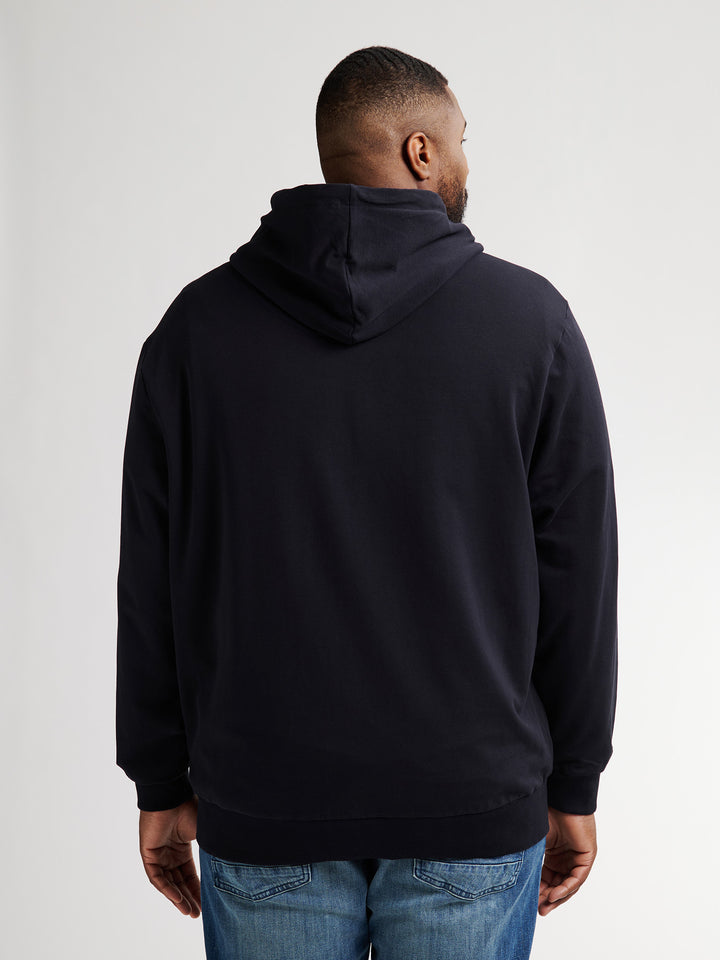Petrol - Heren Hoodie Vest - M-3050-SWH3370 - 9111 Deep Black