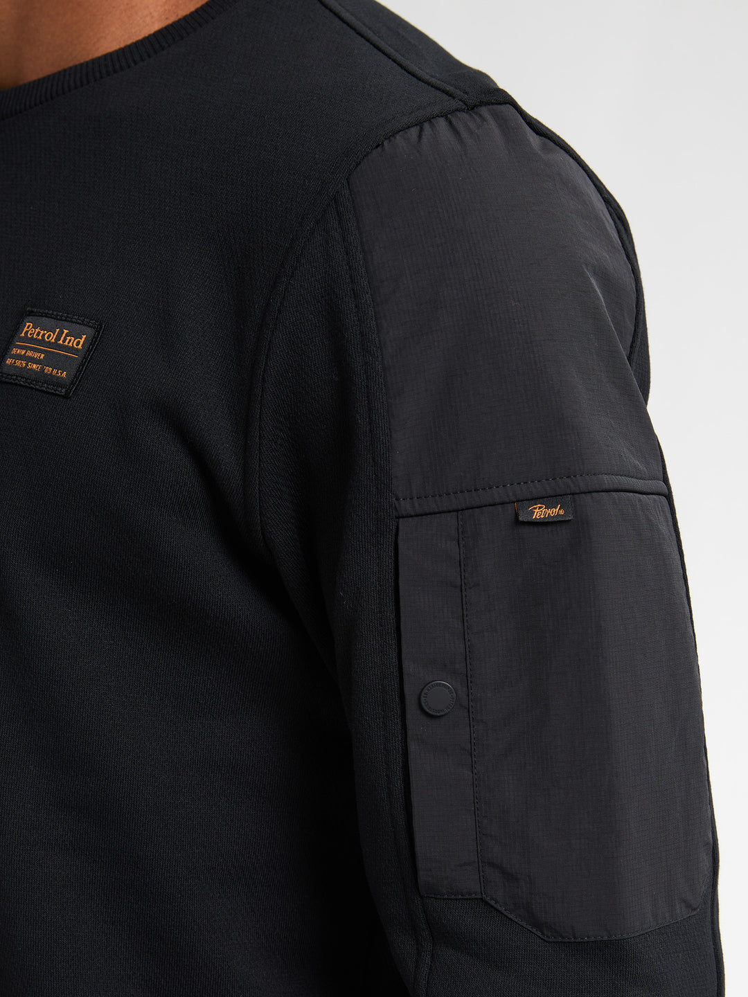 Petrol - Heren Trui- M-3050-SWR322 - 9111 Black