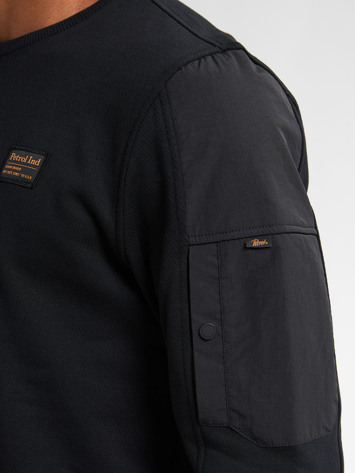 Petrol - Heren Trui- M-3050-SWR322 - 9111 Black