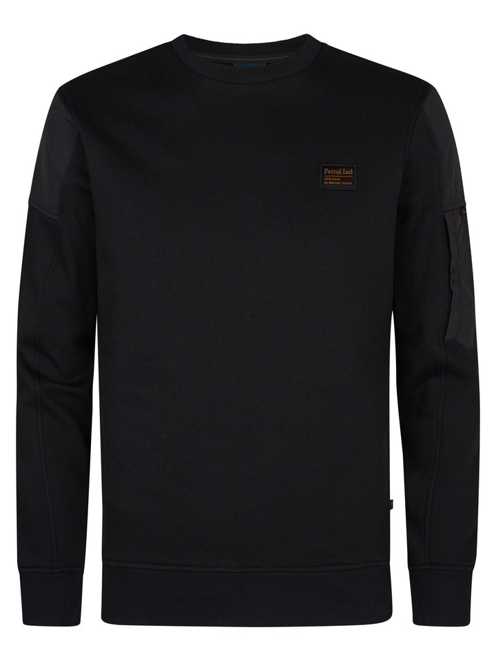 Petrol - Heren Trui- M-3050-SWR322 - 9111 Black