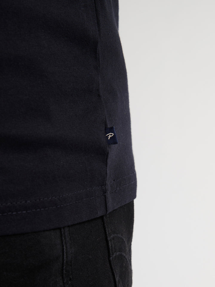 Petrol - Heren Shirt- M-3050-TSR6050 - 9999 Black