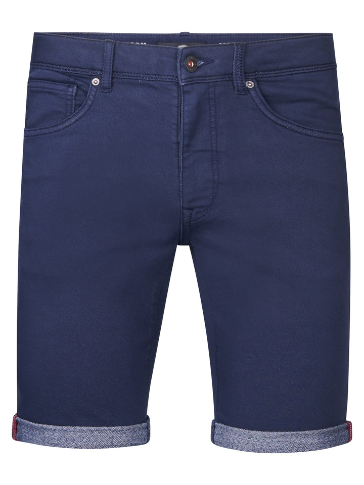 Petrol - Korte spijkerbroek - M-ROS-SHO005 - 5178 Navy Blue