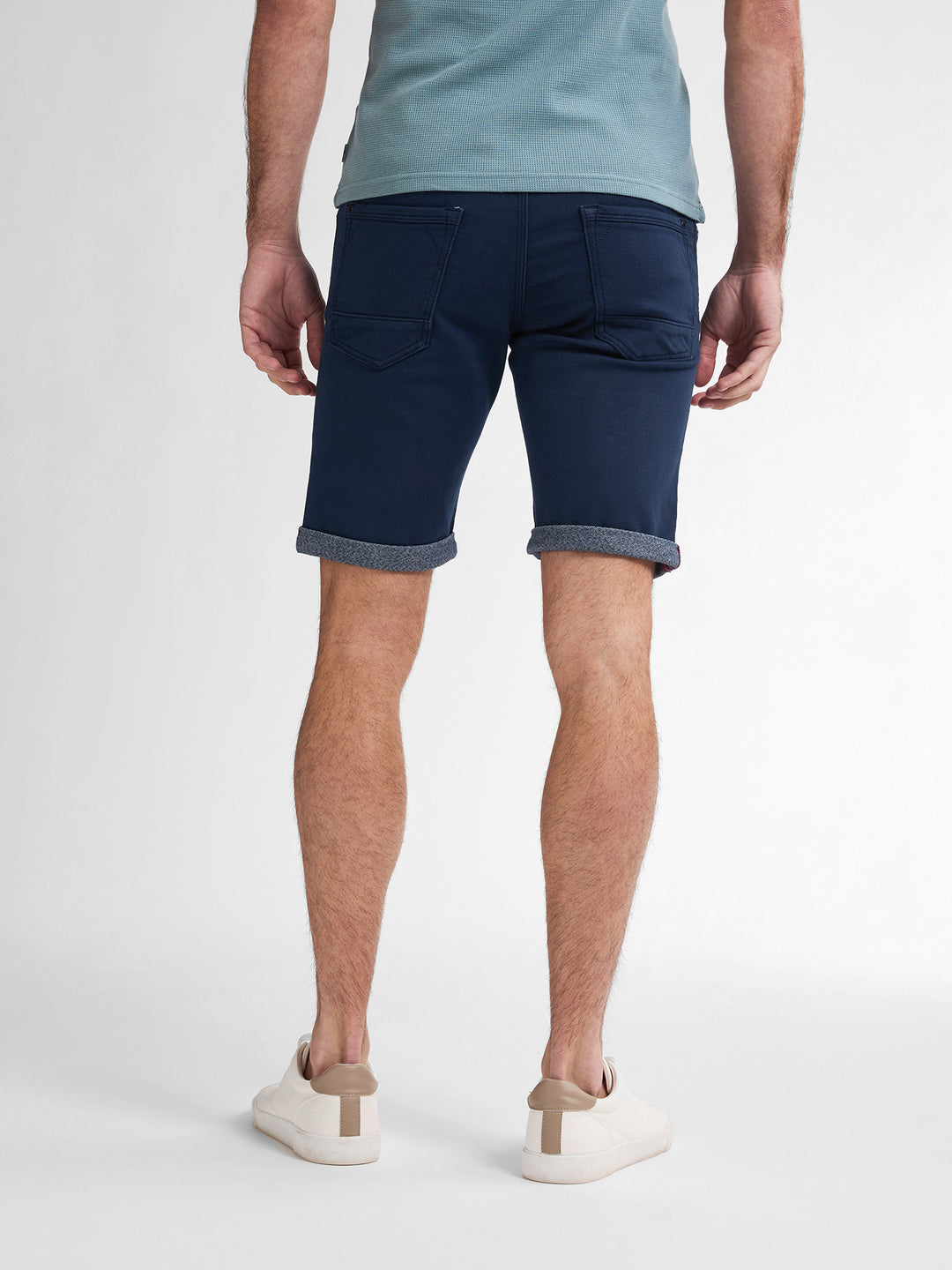 Petrol - Korte spijkerbroek - M-ROS-SHO005 - 5178 Navy Blue