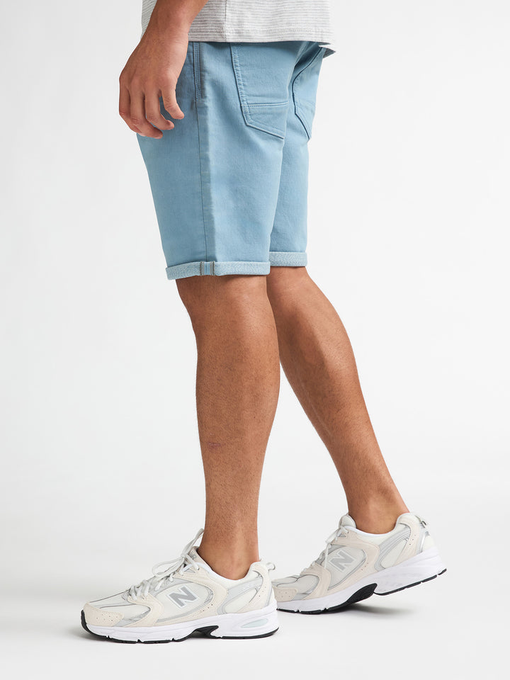 Petrol - Korte spijkerbroek - M-ROS-SHO005 - 5195 Marble Blue