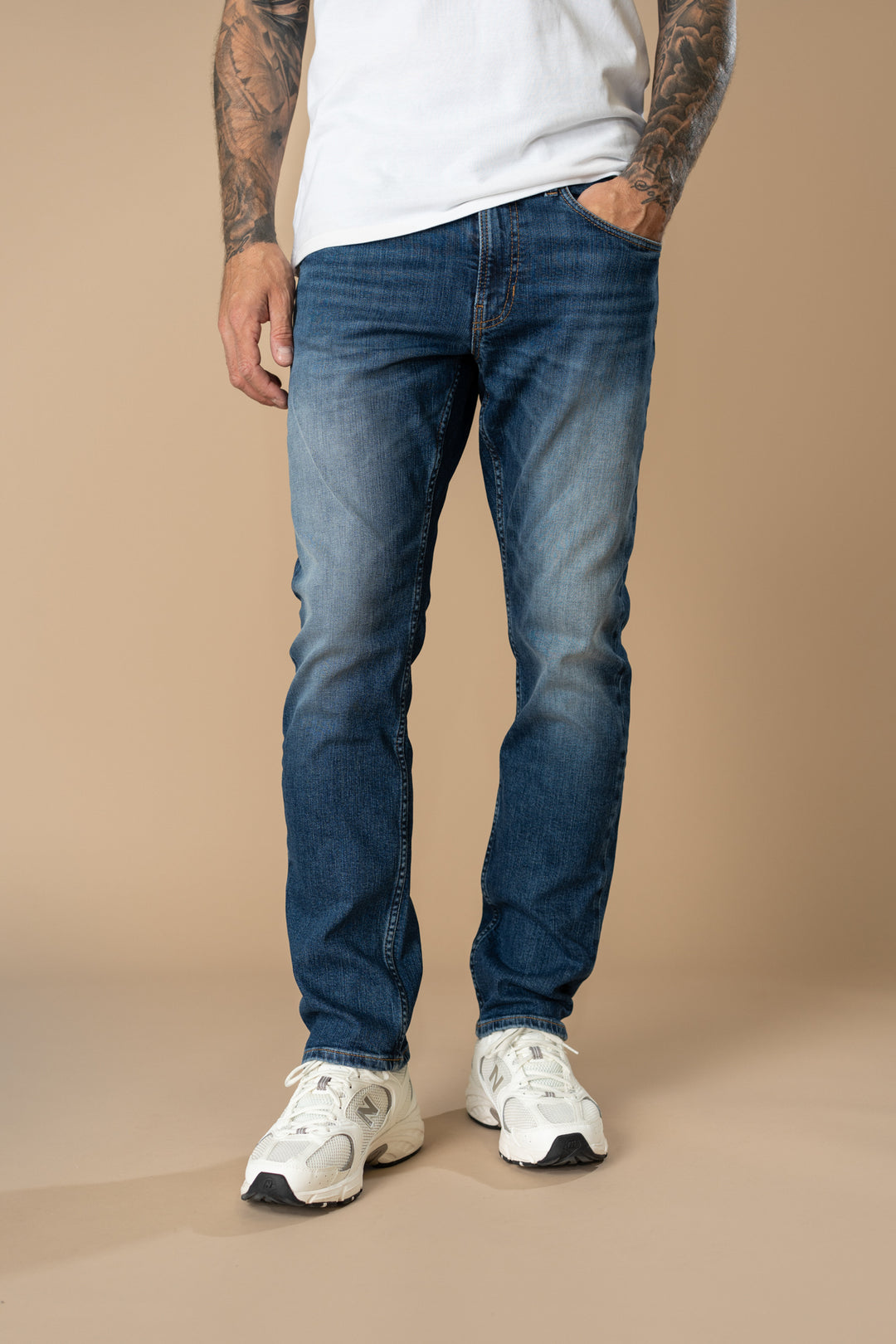 Petrol Industries - Starling - Heren Straight-fit Jeans - 5760 Worn Blue
