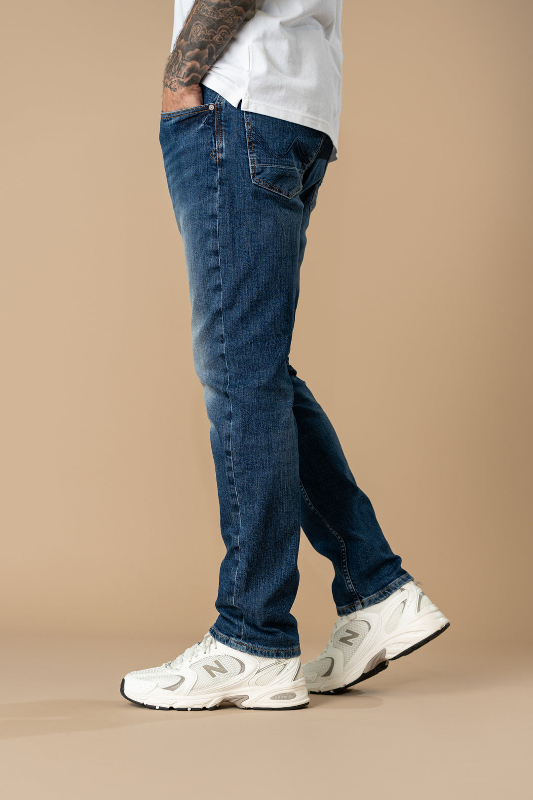 Petrol Industries - Starling - Heren Straight-fit Jeans - 5760 Worn Blue