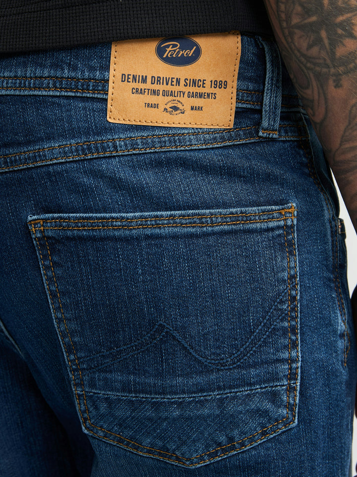 Petrol Industries - Starling - Heren Straight-fit Jeans - 5760 Worn Blue