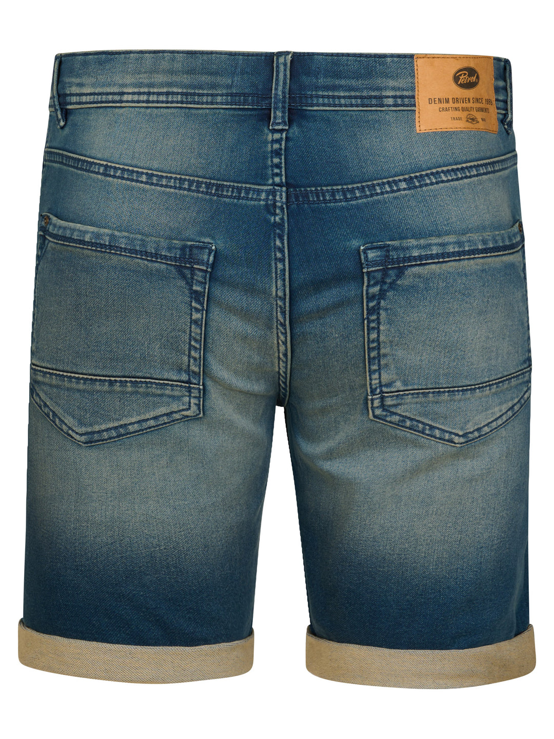 Petrol - Korte spijkerbroek - M-ROS-SHO001 - 5808 Deep Blue Sea