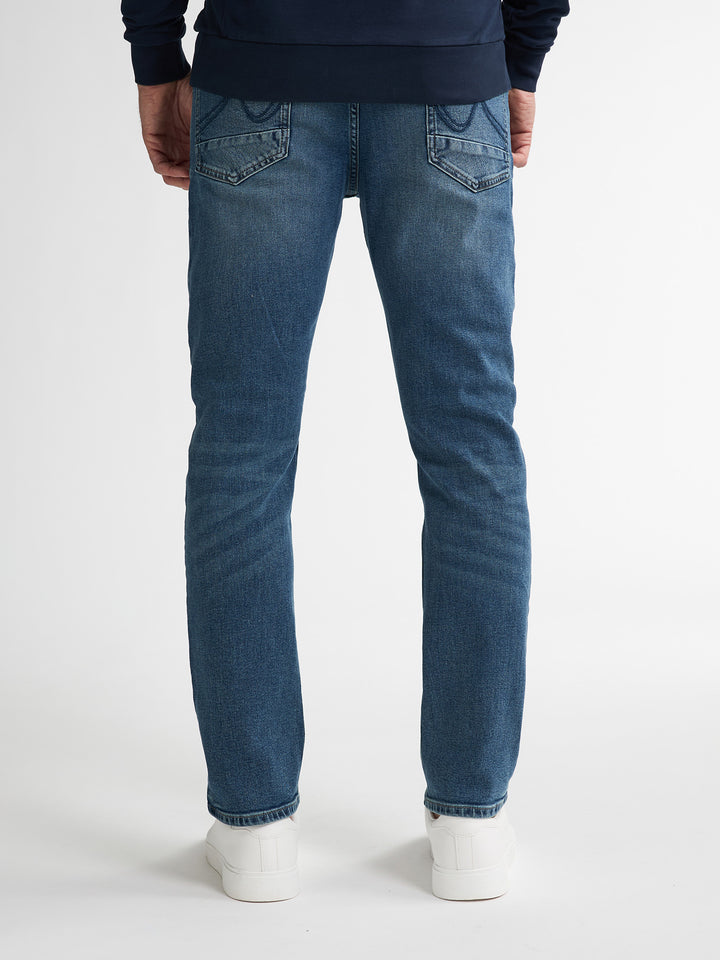 Petrol Industries - Starling - Heren straight-fit Jeans - 5857 Natural Faded