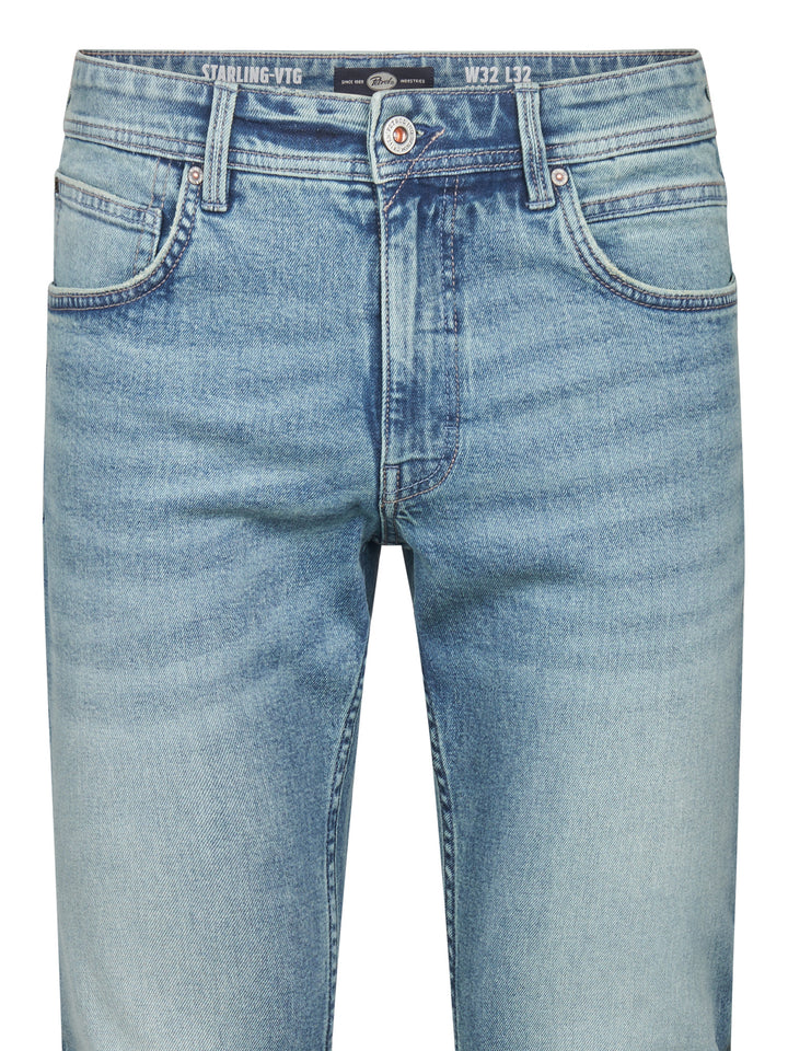 Petrol Industries - Starling - Heren straight-fit Jeans - 5873 Bright Indigo