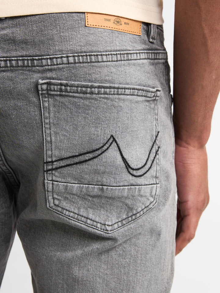 Petrol Industries - Starling - Heren Straight-fit Jeans - 9712 Silver Grey