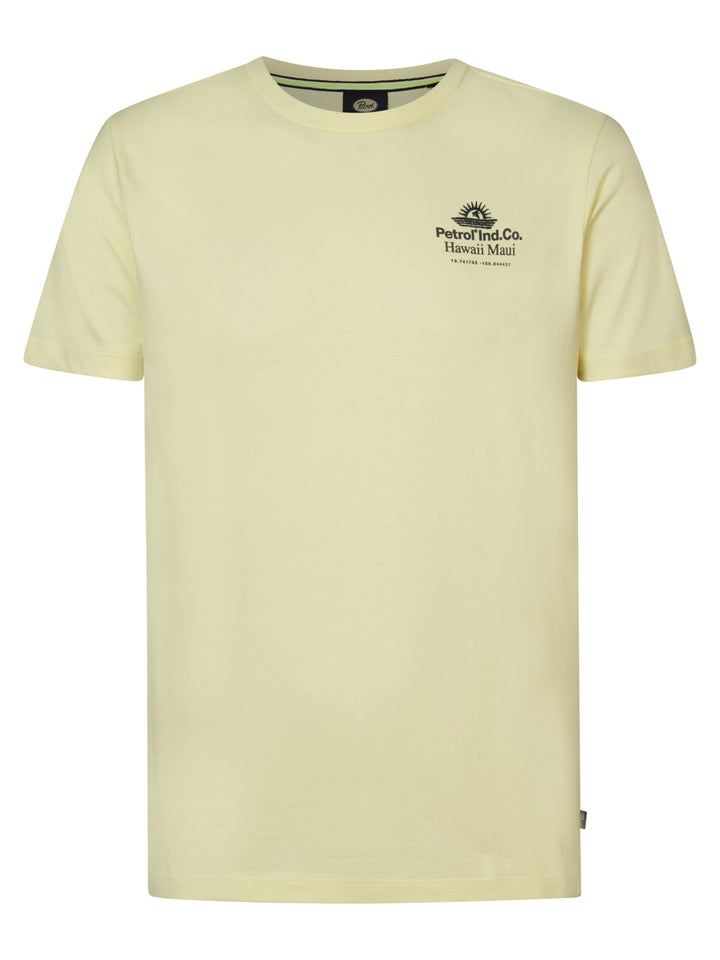 Petrol - Heren T-Shirt - M-1040-TSR645 - 1103 Lemon Yellow