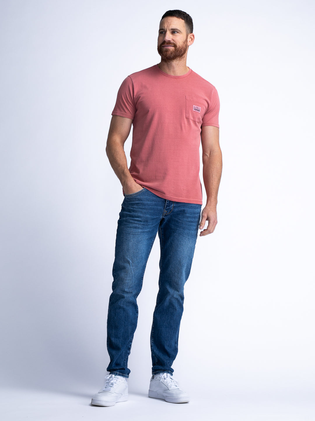 Petrol - Heren T-Shirt - M-1040-TSR639 - 3166 Red Brick