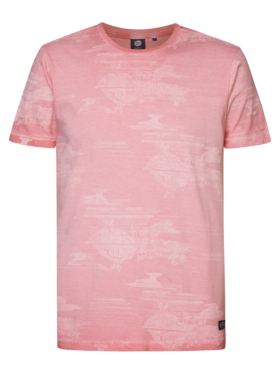 Petrol - Heren T-Shirt - M-1040-TSR663 - 3167 Faded Melon