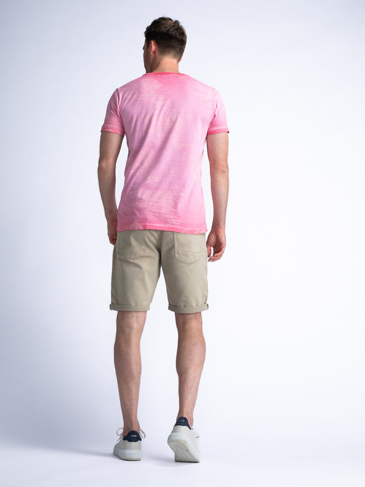 Petrol - Heren T-Shirt - M-1040-TSR663 - 3167 Faded Melon