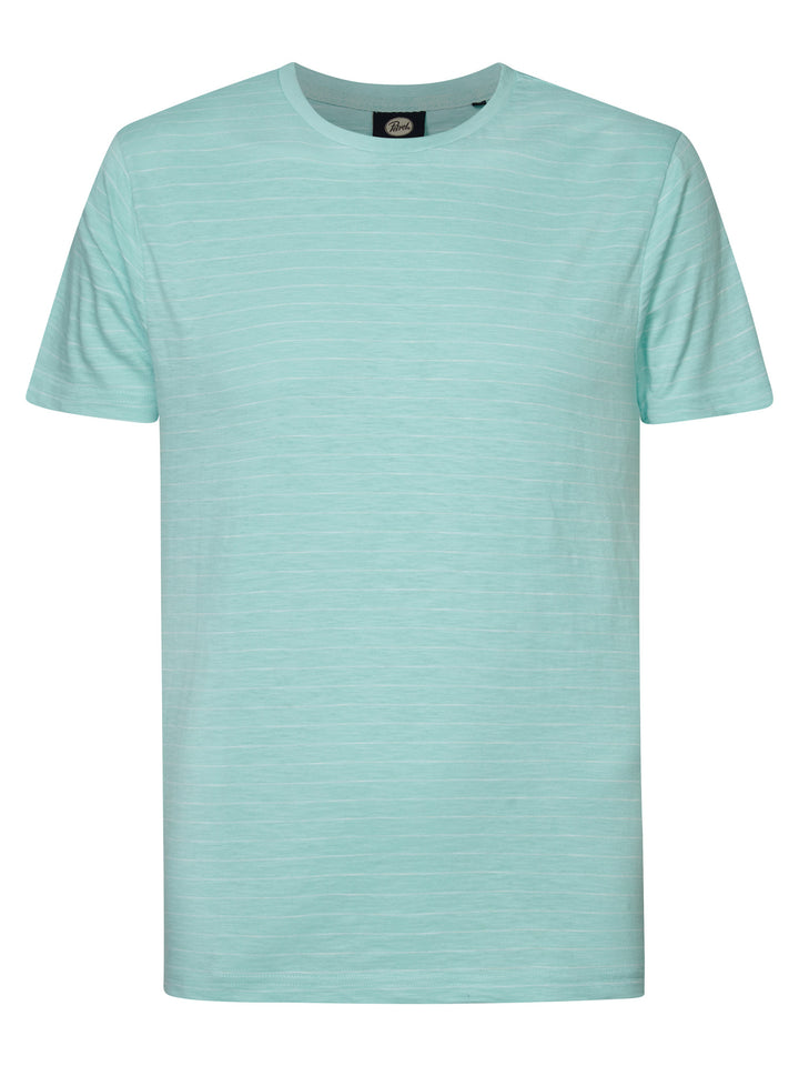 Petrol - Heren T-Shirt - M-1040-TSR646 - 5180 Aqua