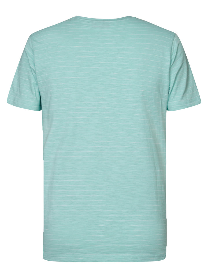 Petrol - Heren T-Shirt - M-1040-TSR646 - 5180 Aqua