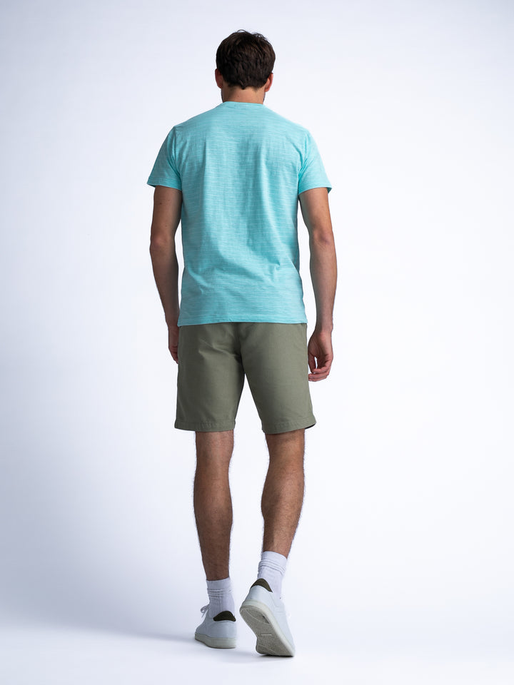 Petrol - Heren T-Shirt - M-1040-TSR646 - 5180 Aqua