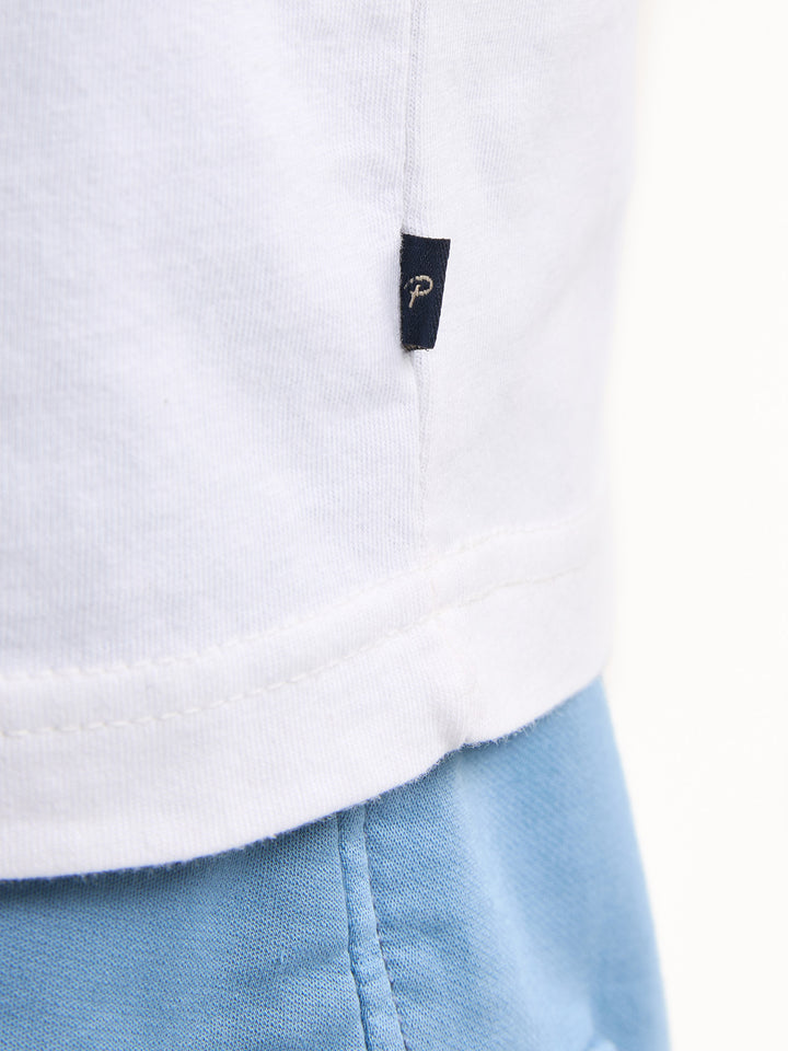 Petrol - Heren Shirt - M-1050-TSR604 - 0000 Bright White