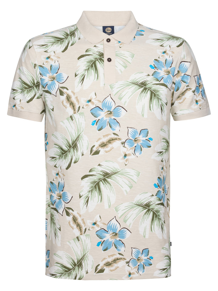Petrol - Heren Polo - M-1050-POL908 - 0112 Seashell
