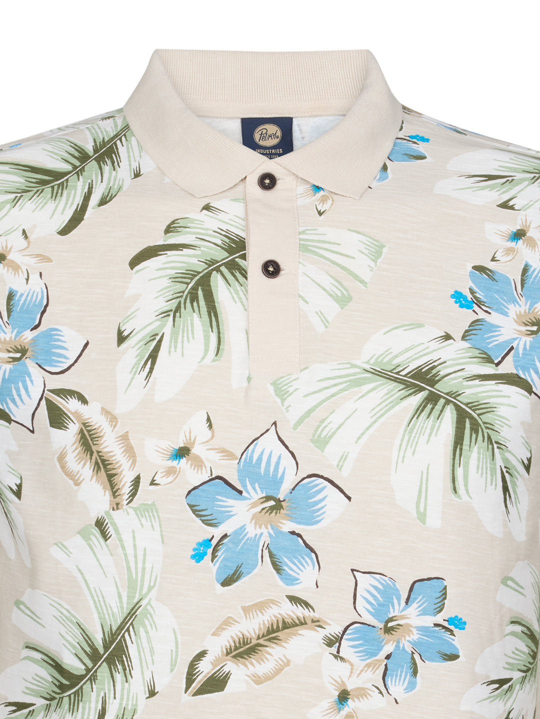 Petrol - Heren Polo - M-1050-POL908 - 0112 Seashell