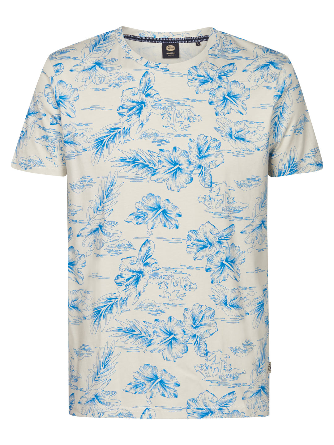 Petrol - Heren Shirt- M-1050-TSR623 - 0112 Seashell