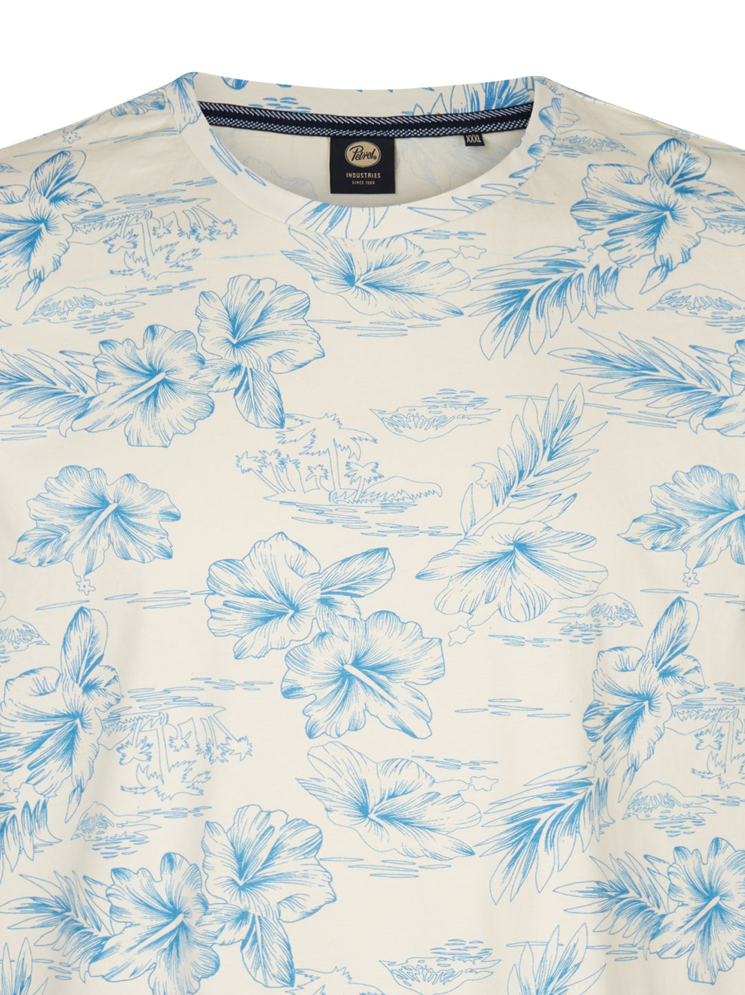 Petrol - Heren Shirt- M-1050-TSR623 - 0112 Seashell
