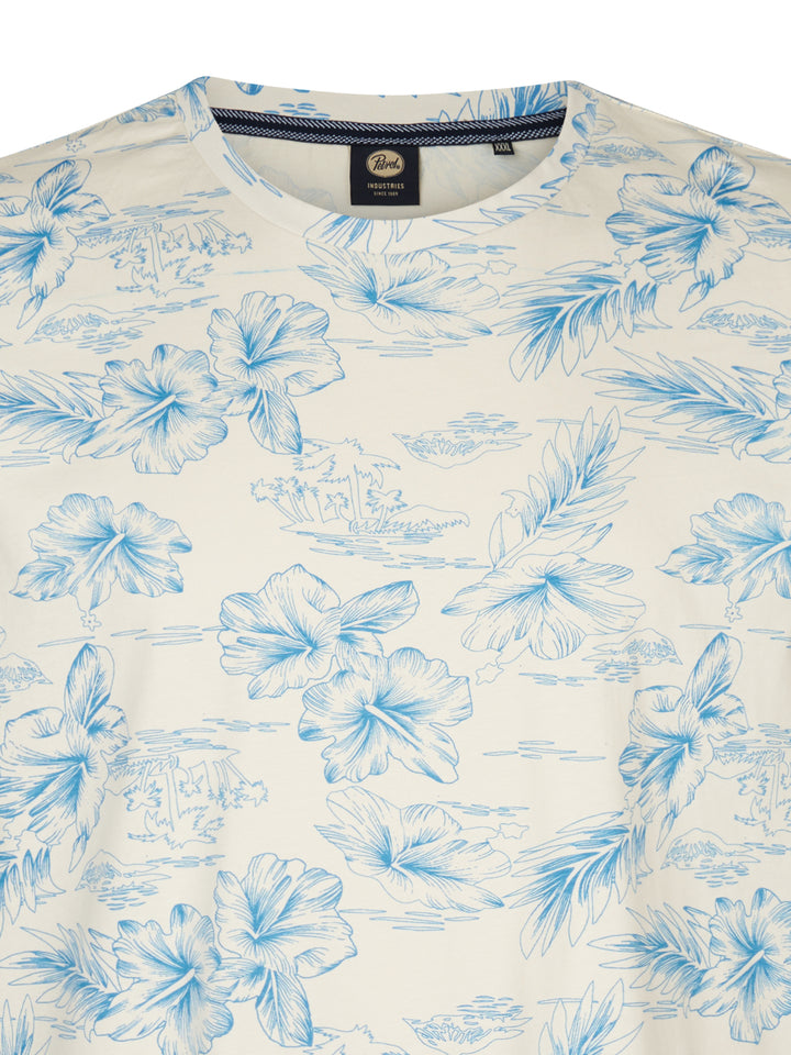 Petrol - Heren Shirt- M-1050-TSR623 - 0112 Seashell