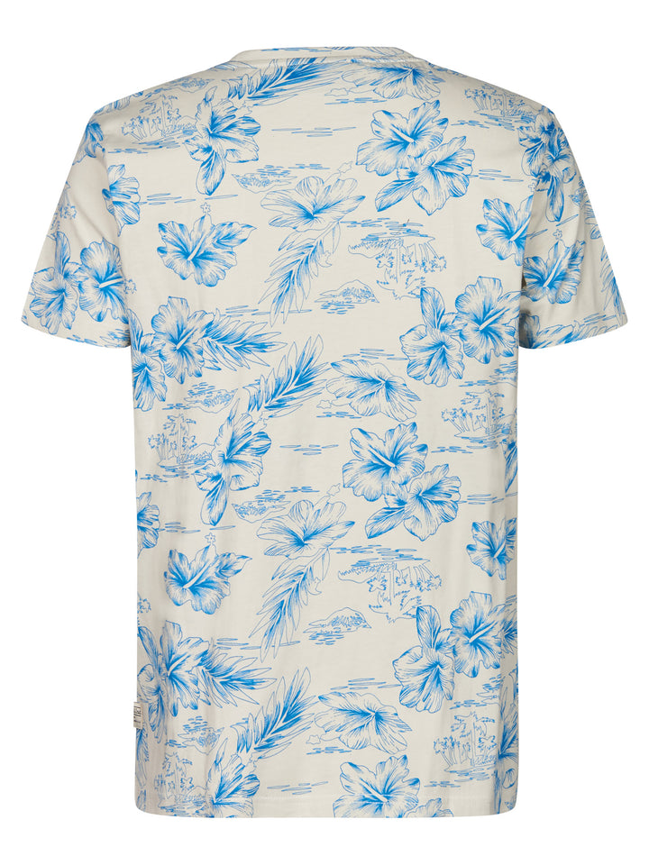 Petrol - Heren Shirt- M-1050-TSR623 - 0112 Seashell