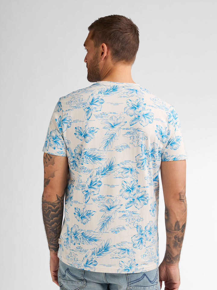 Petrol - Heren Shirt- M-1050-TSR623 - 0112 Seashell