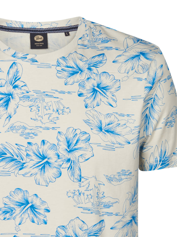 Petrol - Heren Shirt- M-1050-TSR623 - 0112 Seashell