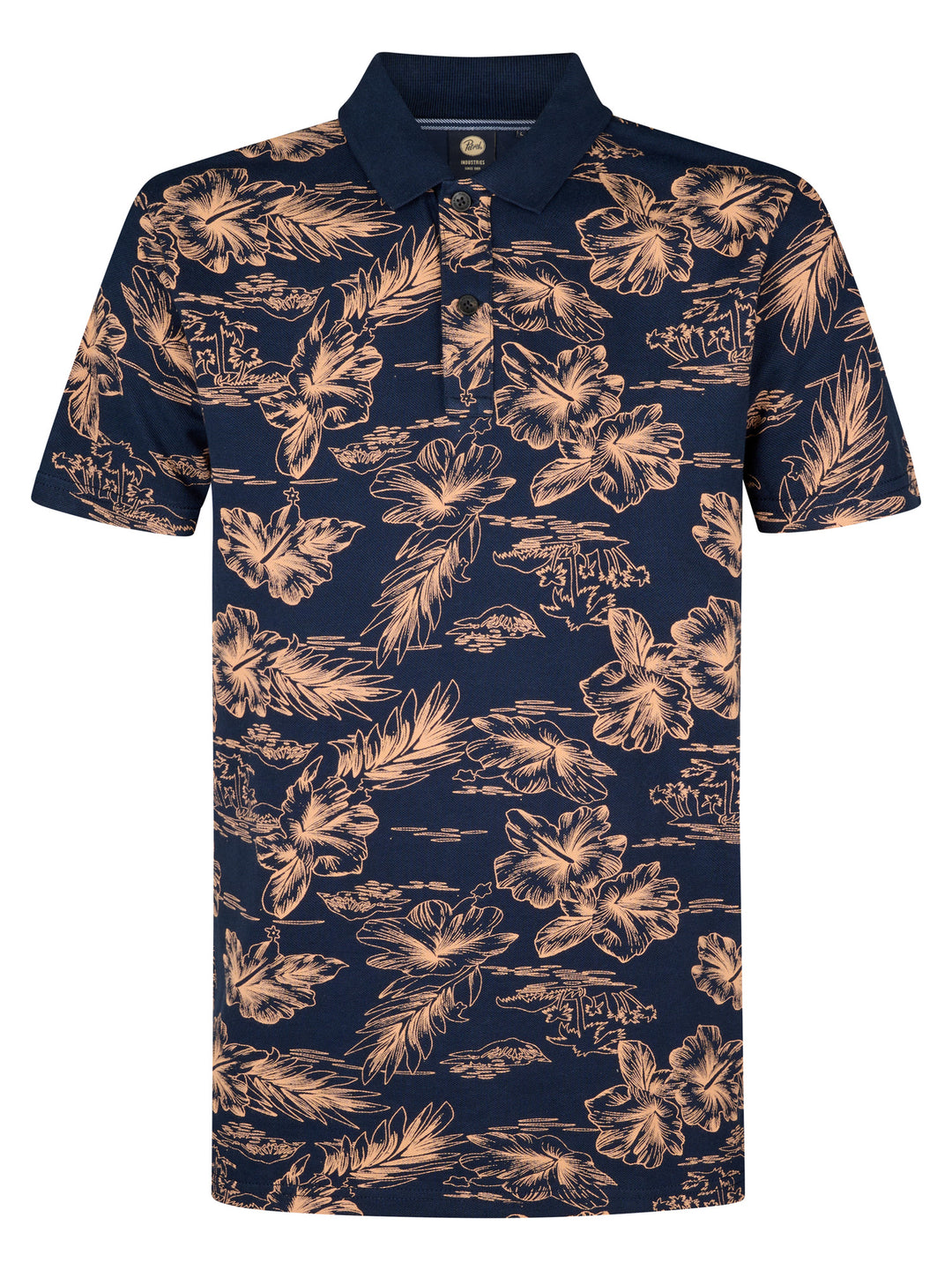 Petrol - Heren Polo - M-1050-POL911 - 5178 Navy Blue