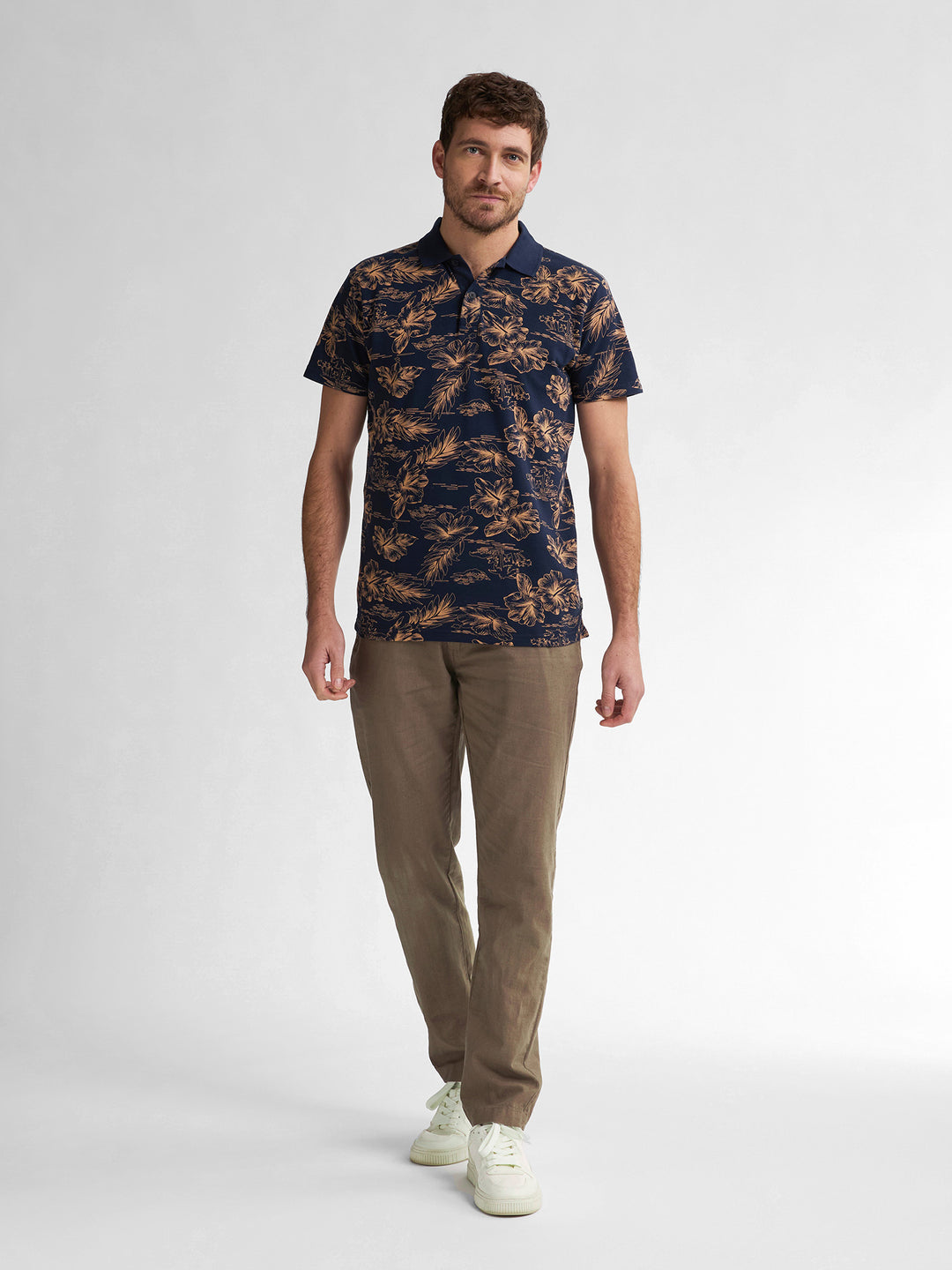 Petrol - Heren Polo - M-1050-POL911 - 5178 Navy Blue
